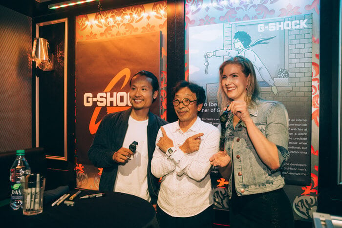 Kikuo Ibe at G-Shock event in Vancouver, B.C. in 2019