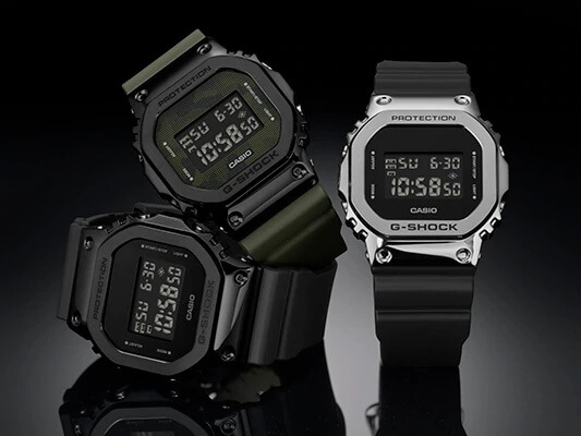 g shock 5600 metal band