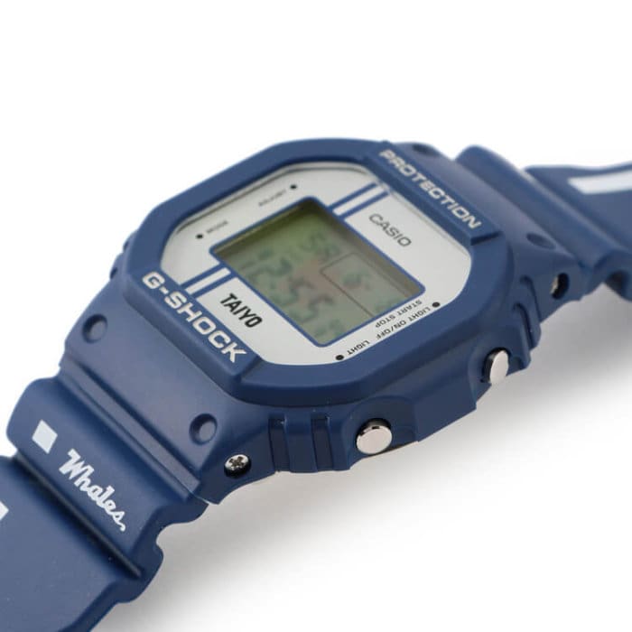 Yokohama Taiyo Whales x G-Shock DW-5600 2019 Angle