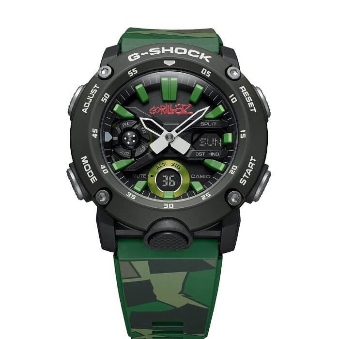 G-SHOCK GA-2000-GZ-3AJR GORILLAZ 腕時計-