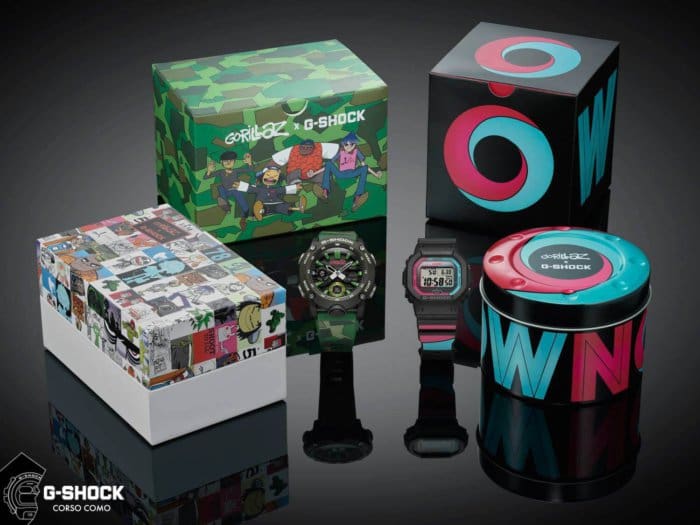 Gorillaz x G-Shock 2nd Collaboration 2019: GA-2000GZ-3A & GW-B5600GZ-1