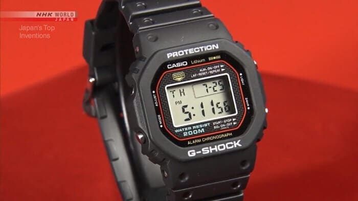 Japan's Top Inventions: G-Shock Shock Resistant Wristwatch