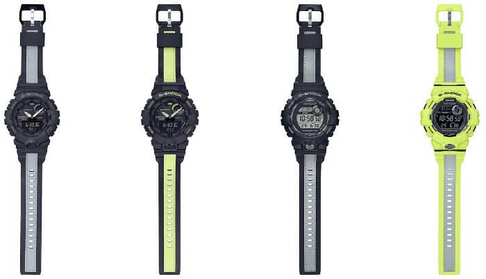 G-Shock G-SQUAD Reflective Band GBA-800LU-1A GBA-800LU-1A1 GBD-800LU-1 