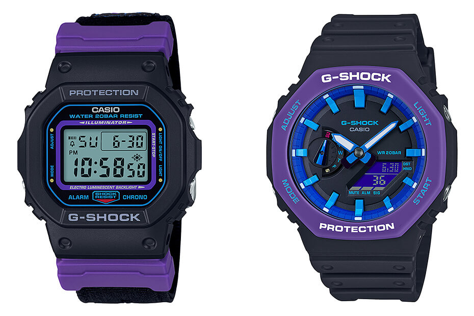 G-Shock DW-5600THS-1 & GA-2100THS-1A Sporty Throwback