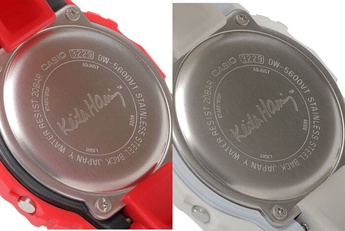 Keith Haring x G-Shock DW-5600 Case Backs