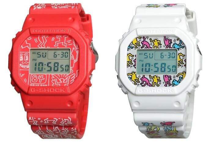 Keith Haring x G-Shock DW-5600 Collaboration Pair