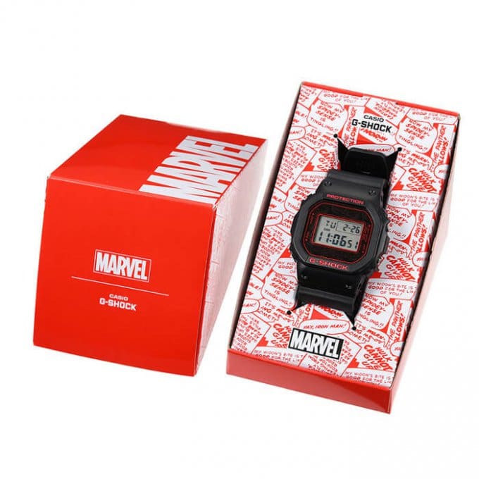 Marvel x G-Shock DW-5600 Box