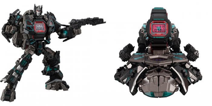 Transformers x G-Shock DW-5600TF19-SET Master Nemesis Prime Box Set Collaboration for 2019