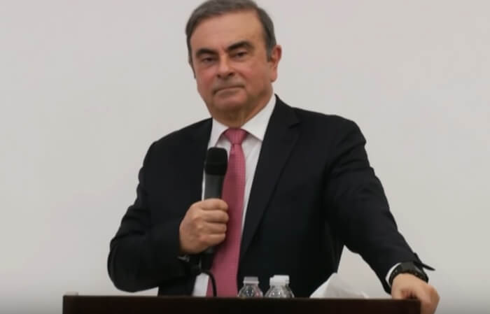 Carlos Ghosn wears Casio G-Shock DW-5600BBN-1A