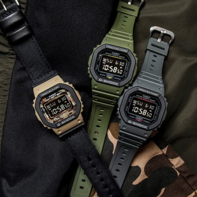 G-Shock DW-5610SU DW-5610SUS Utility Colors