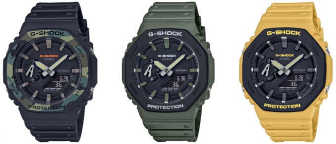 G-Shock GA-2110: GA-2100SU-1A GA-2100SU-3A GA-2100SU-9A