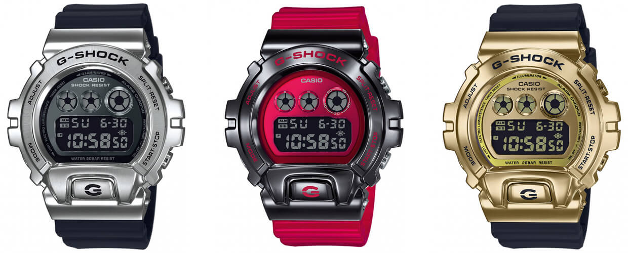 G-Shock GM-6900 with Stainless Steel Metal Bezel for 6900 Series ...