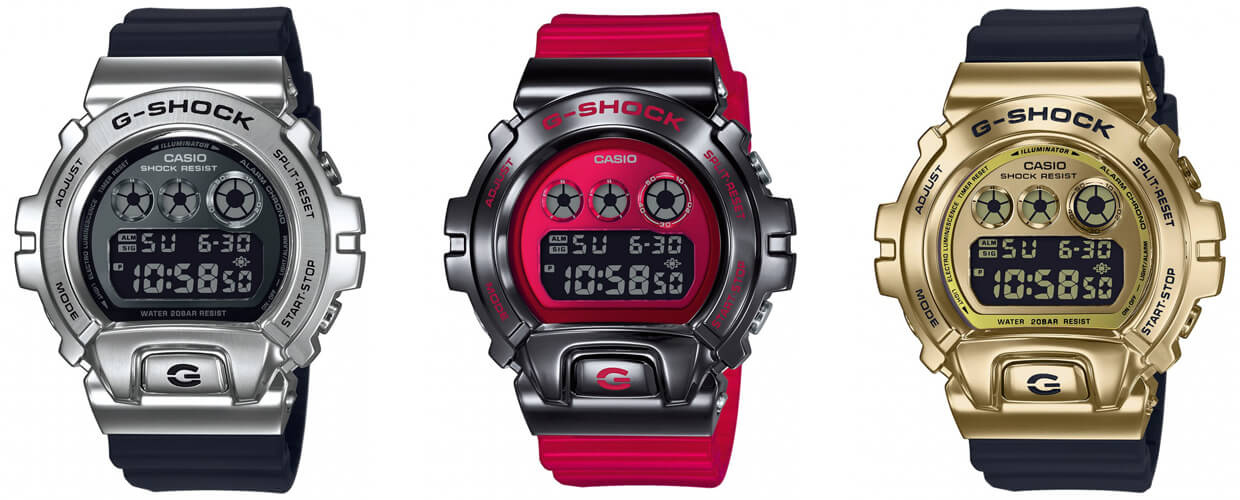 G-Shock GM-6900 with Stainless Steel 