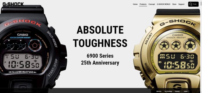 G-Shock 6900 25th Anniversary Page