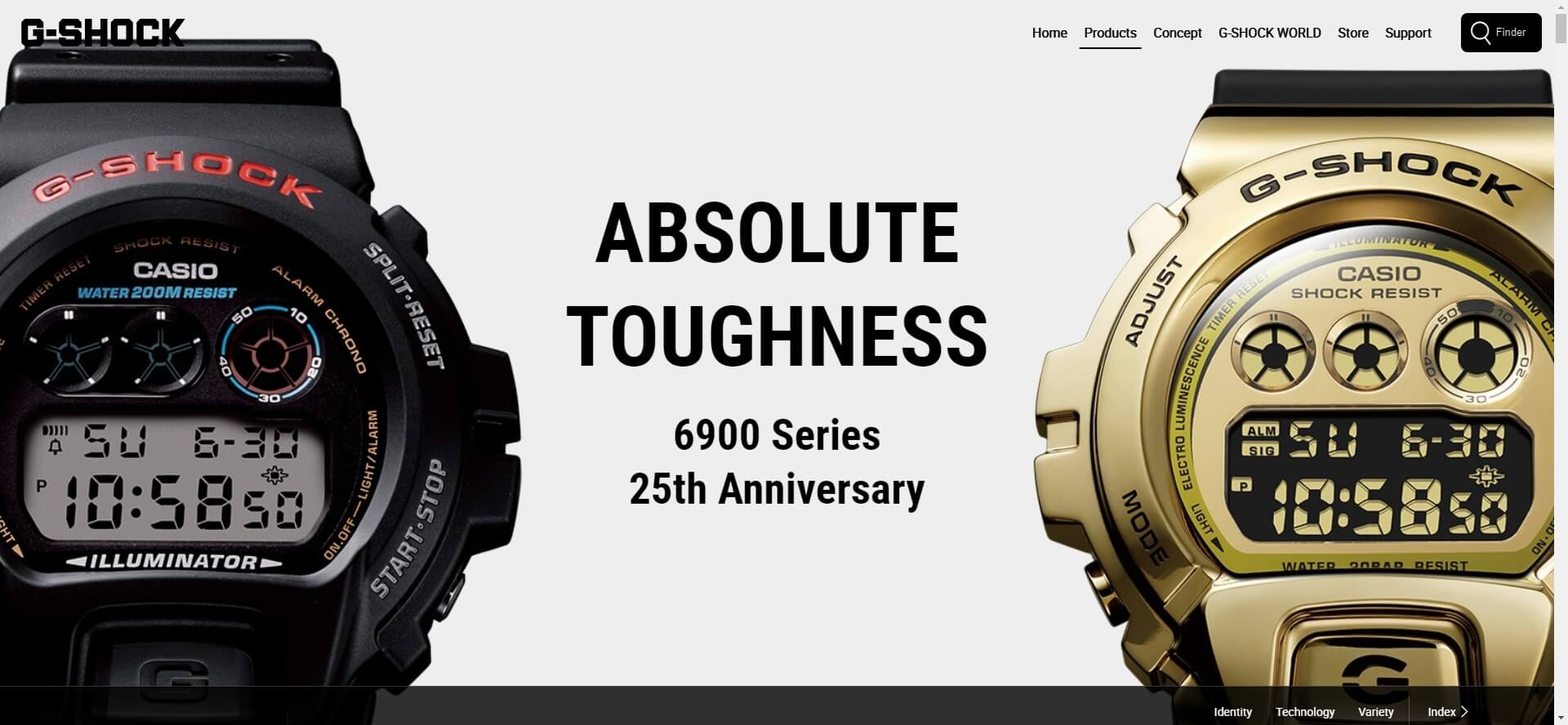 G-Shock 6900 Series 25th Anniversary Official Page