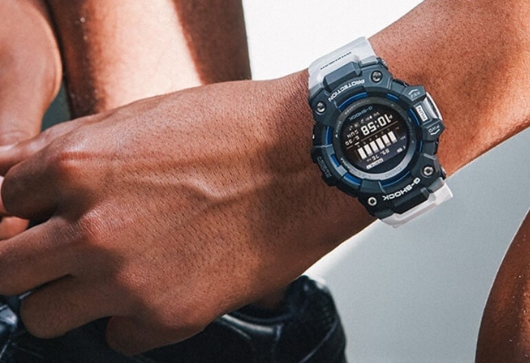 G-Shock GBD-100 with Accelerometer and Phone Notifications