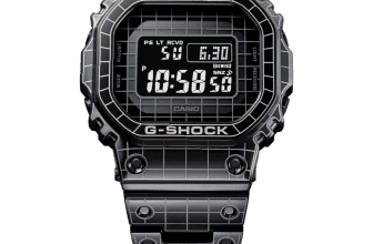 G-Shock GMW-B5000CS-1 Laser-Carved Grid