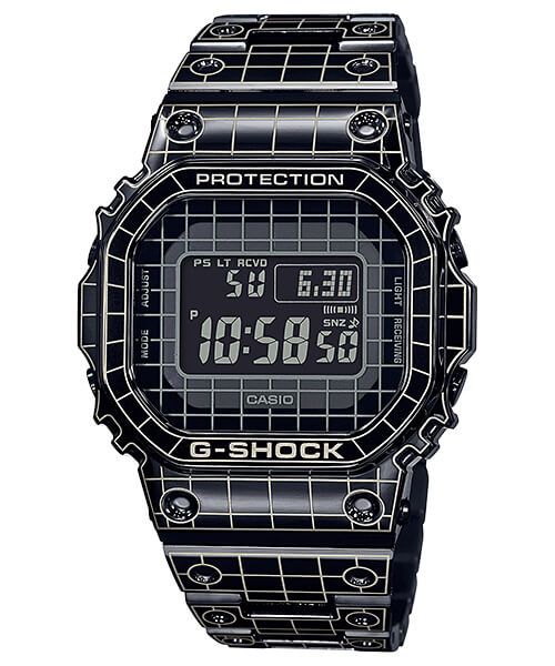 G Shock GMW B5000CS 1 with Laser Engraved Grid Pattern G Central G Shock Fan Site