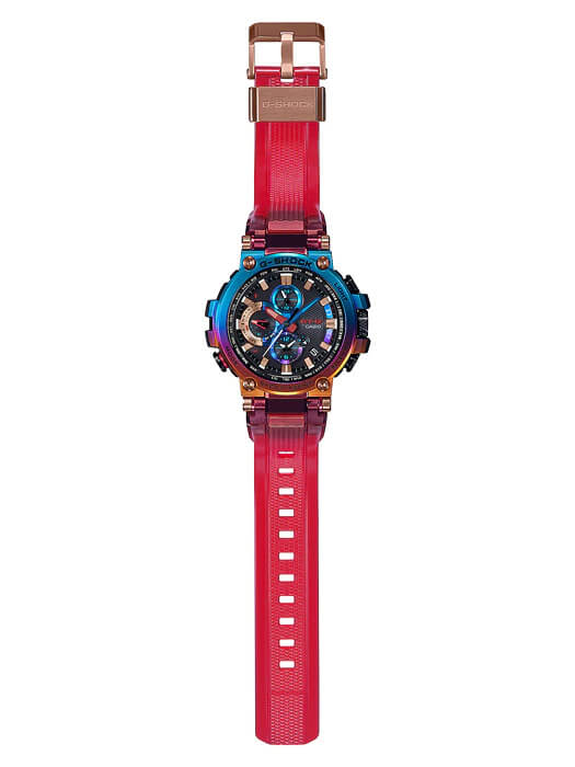 G-Shock MTG-B1000VL-4A with Translucent Red Band