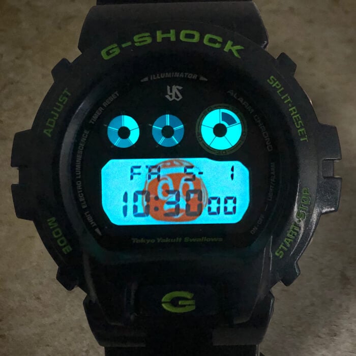 Tokyo Yakult Swallows x G-Shock DW-6900 for 2020