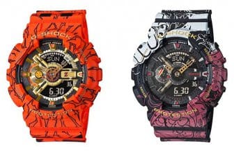 Dragon Ball Z GA-110JDB-1A4 and One Piece GA-110JOP-1A4 G-Shock Collaborations for 2020