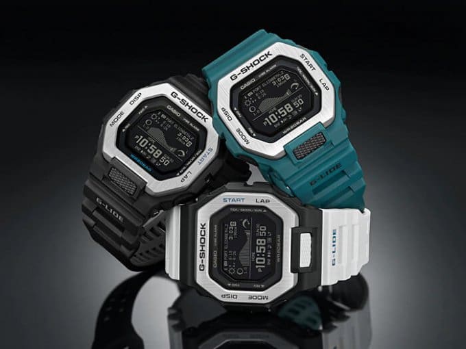 G-SHOCK G-LIDE GBX-100 BLACK, BLUE, WHITE-BLACK