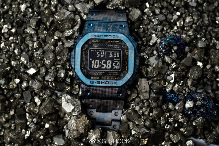 G-Shock GMW-B5000TCF-2 Titanium Blue Camouflage