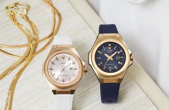 G-Shock / Baby-G G-MS White and Rose Gold MSGS500G-2A and Blue and Gold MSG-S500G-7A2