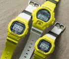 G-Shock DW-5600TGA-9 & DW-6900TGA-9 Baby-G BGD-560TG-9JF Lighting Yellow