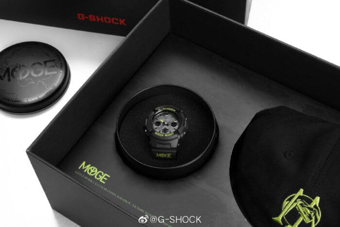 MYGE x G-Shock AWG-M100SDC-1APRMYGE for China Case and Box