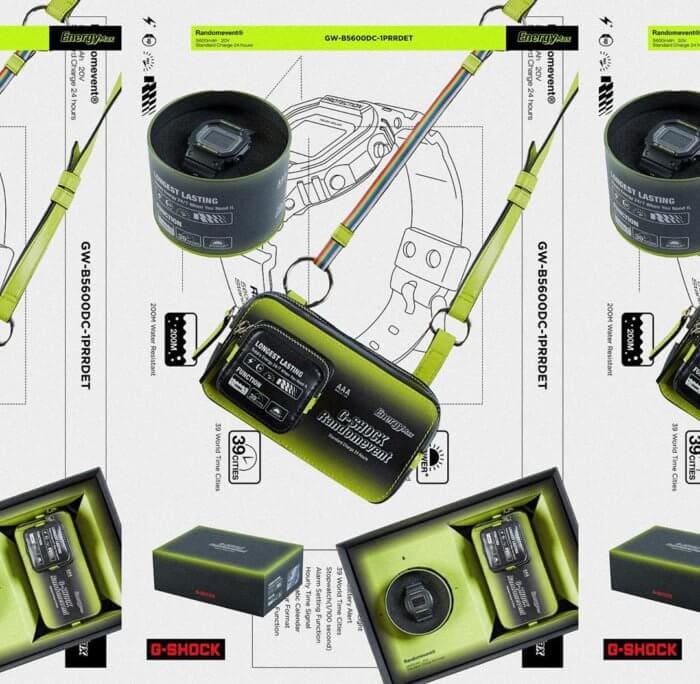 Randomevent x G-Shock GW-B5600DC-1PRRDET Box Set with Shoulder Bag