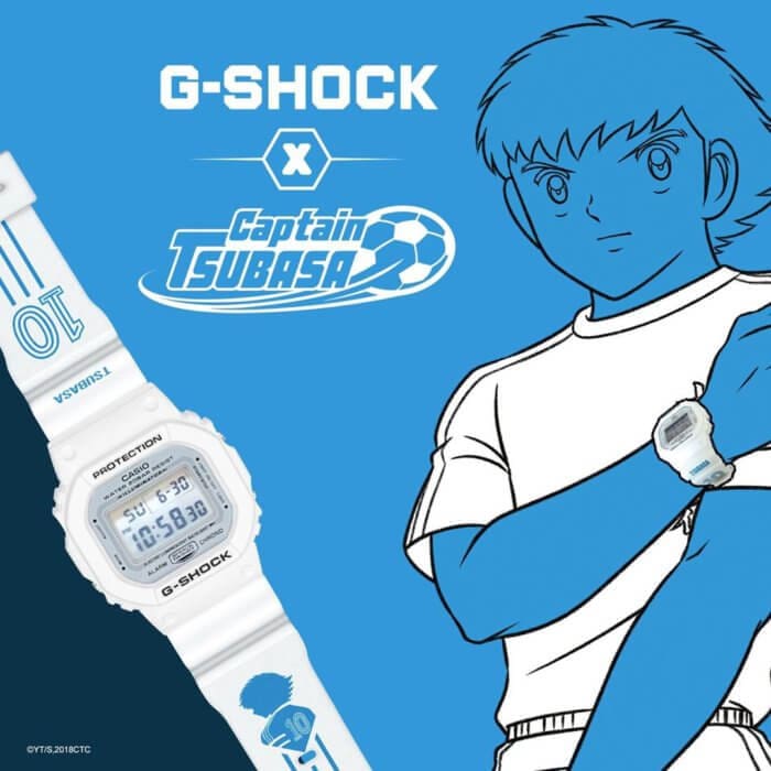 Captain Tsubasa x G-Shock DW-5600 Collaboration Watch