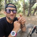 Casey Neistat wears Casio G-Shock GA-2100THB-7A Wristwatch