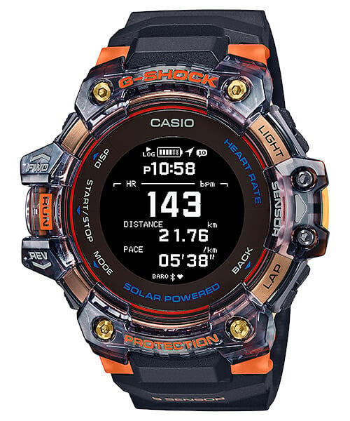 G-Shock GBD-H1000-1A4 Black and Orange