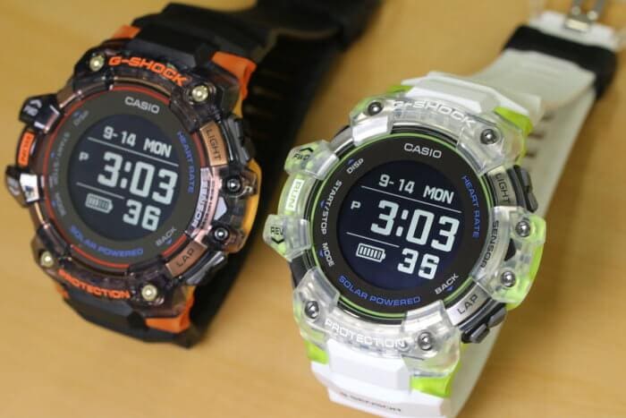 G-Shock GBD-H1000-1A4 & GBD-H1000-7A9 Sport Skeleton Colors