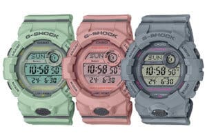 G-Shock G-SQUAD GMD-B800SU Pastel S Series GMD-B800SU-3 GMD-B800SU-4 GMD-B800SU-8 Green Pink Gray