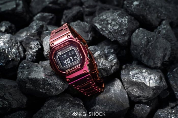 G-Shock GMW-B5000RD-4 Full Metal with Red IP