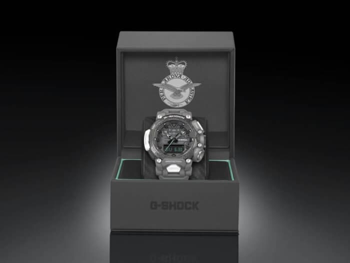 Royal Air Force x G-Shock GR-B200RAF-8AER Gravitymaster Display Box with Badge