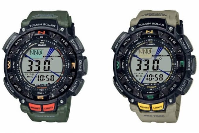 Casio Pro Trek PRG-240-3 and PRG-240-5