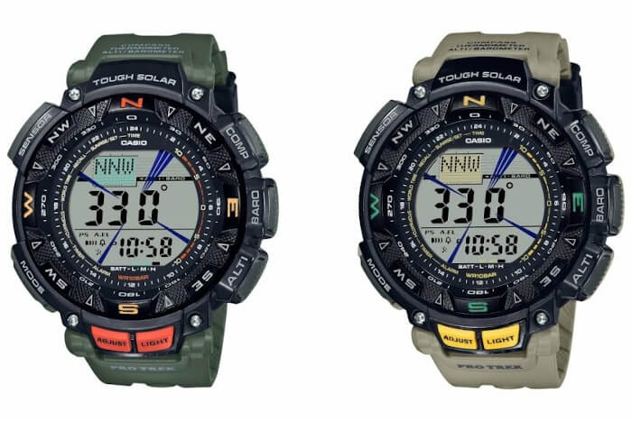 Pro Trek PRG-240 continues with the PRG-240-3 and PRG-240-5