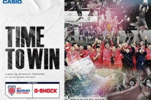 G-Shock is the official timekeeper of the AFF Suzuki Cup 2020 (in 2021)