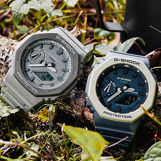 G-Shock GA-2110ET-2A & GA-2110ET-8A Earth Color Tone - G-Central G