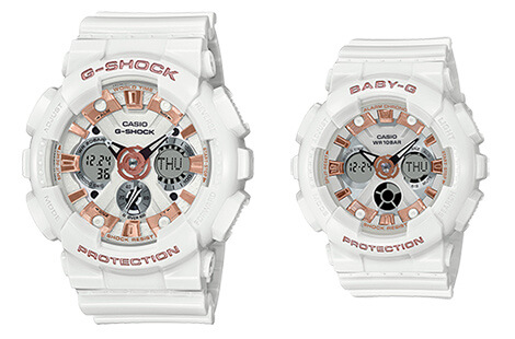 G Presents Lover's Collection 2020 LOV-20A G-Shock GA-120 and Baby-G BA-130