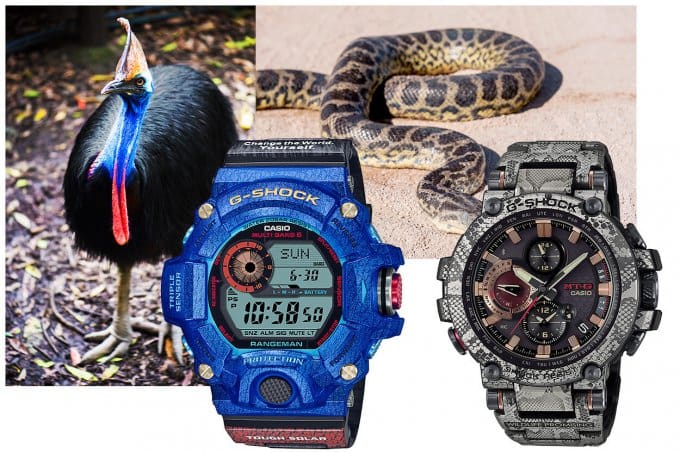 Love The Sea And The Earth 2020 G-Shock Rangeman GW-9406KJ-2JR Earthwatch MTG-B1000WLP-1AJR Wildlife Promising Snake Skin