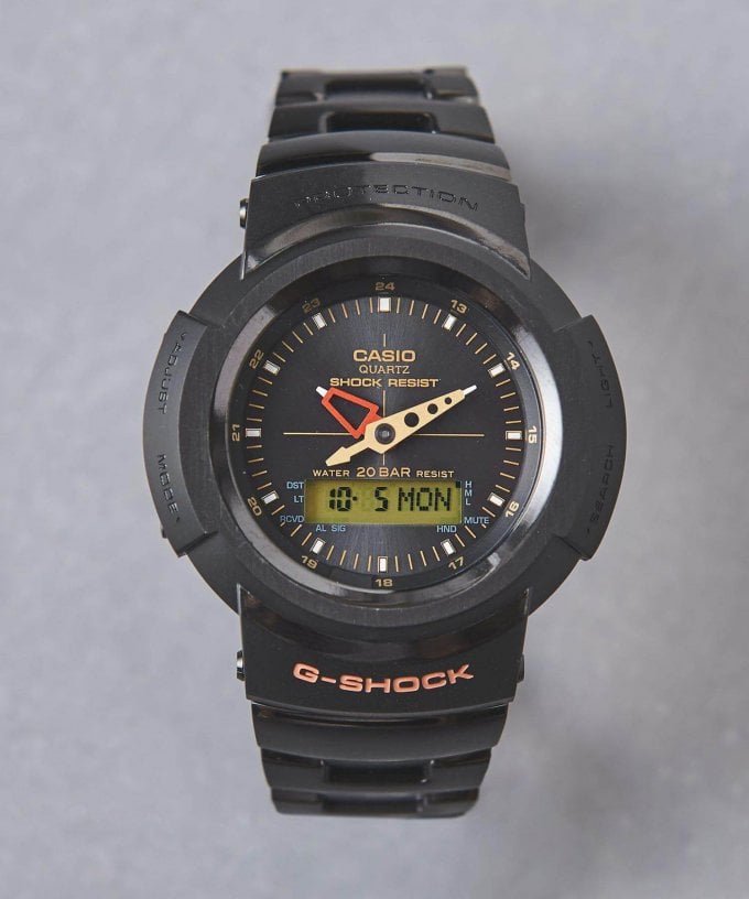 The United Arrows x G-Shock AWM-500 with Black IP