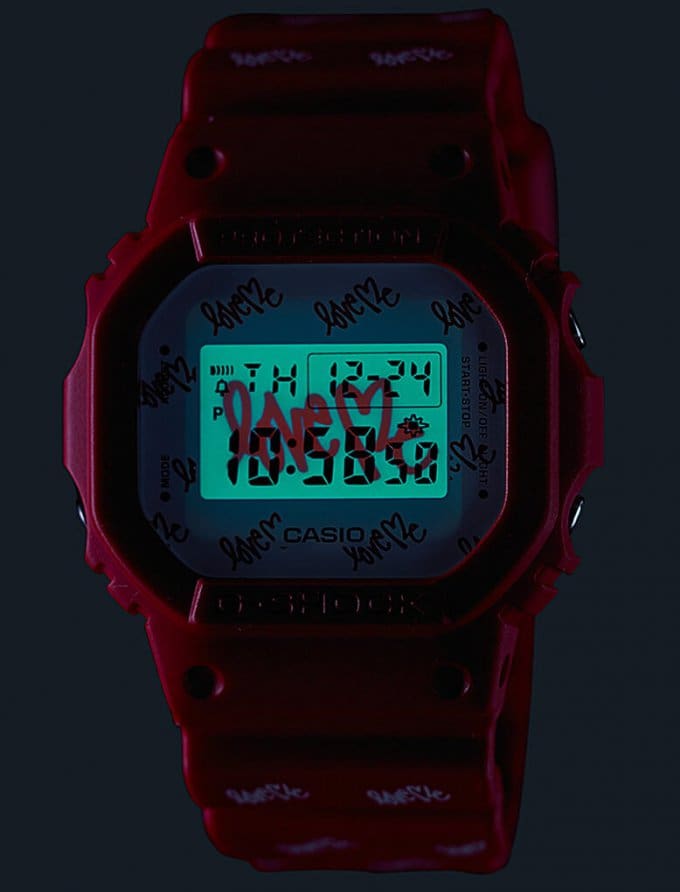 G-Shock DW5600LH-4 EL Backlight