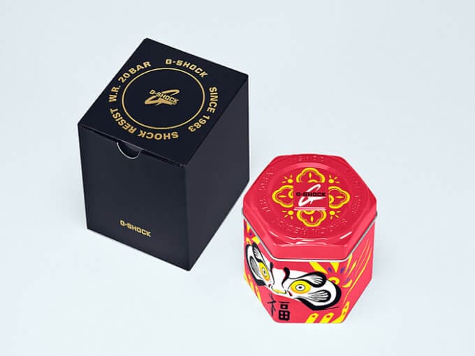 G-SHOCK DARUMA DOLL SERIES CASE AND BOX