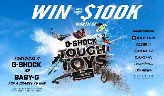 G-SHOCK TOUGH TOYS GIVEAWAY AUSTRALIA