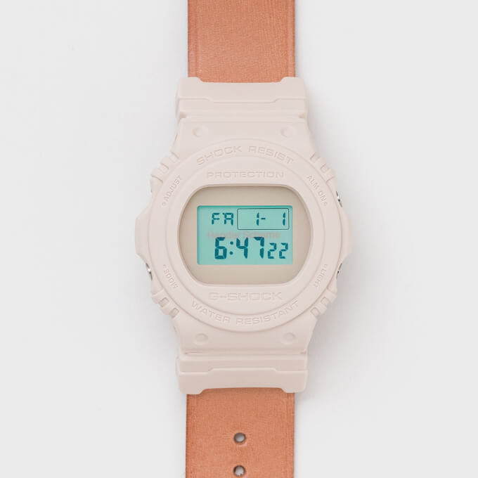 Hender Scheme x G-Shock DW-5750HS20-4JF with Leather Band - G Hender Scheme x G-Shock DW-5750HS20-4JF with Leather Band - G