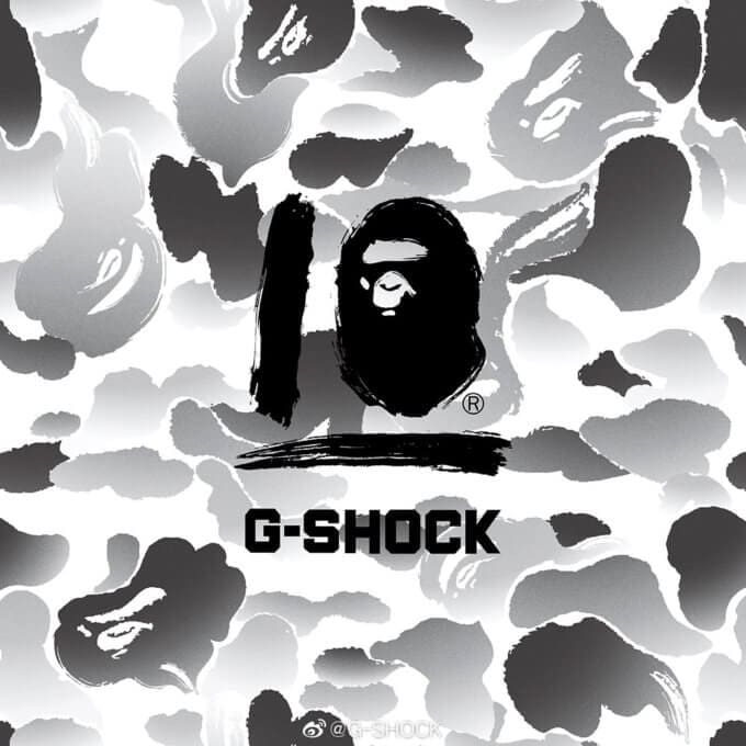 BAPE x G-Shock DW-6900BAPE20-1PFP Camo and Logo